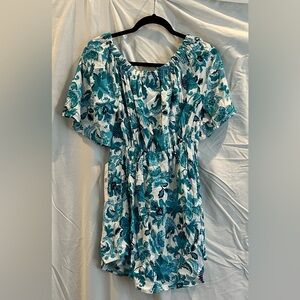 LA Blanca Resort wear Floral Off-Shoulder Dress